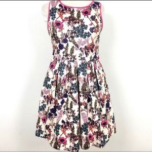 Everly - floral fit and flare dress